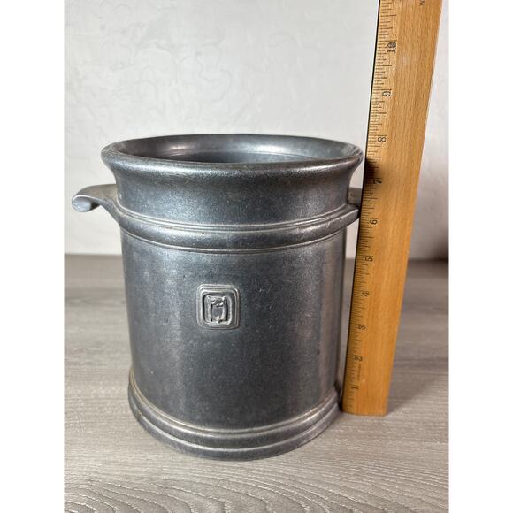 Vintage Wilton Armetale Country Ware Pewter Ice Bucket Canister stamped 1975 - Picture 11 of 11